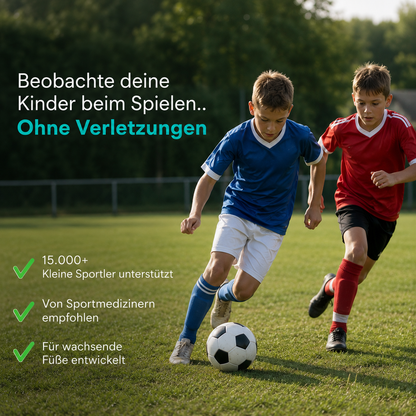 Sooftie ComfortHeel | Stütze bei Fersensch­merzen für junge Sportler