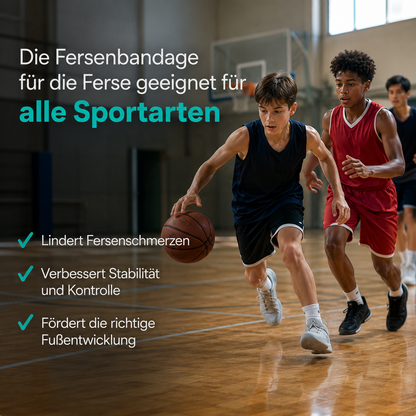 Sooftie ComfortHeel | Stütze bei Fersensch­merzen für junge Sportler